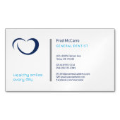 tandarts | Professioneel Visitekaartje Magnetisch Visitekaartje (Voorkant)
