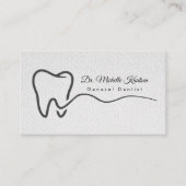 Tandarts professionele tandheelkundige afspraak be visitekaartje (Voorkant)