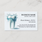 Tandarts Schone Tand Kantoor Afspraak Afsprakenkaartje (Voorkant)