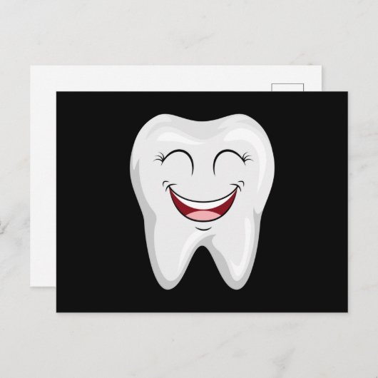 Tandarts Tand Dokter Tand Grappig geschenk idee Briefkaart (Voorkant / Achterkant)