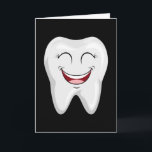 Tandarts Tand Dokter Tand Grappig geschenk idee Kaart<br><div class="desc">Dit coole tandarts shirt met een grappige quote. Maak een perfect cadeau- of cadeau-idee op verjaardags- of kerstdag als een geweldig tandheelkundig shirt met quotes,  tandentanden t-shirt,  tandenkleding of tandheelkunde en doktersontwerp.</div>