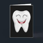 Tandarts Tand Dokter Tand Grappig geschenk idee Kaart<br><div class="desc">Dit coole tandarts shirt met een grappige quote. Maak een perfect cadeau- of cadeau-idee op verjaardags- of kerstdag als een geweldig tandheelkundig shirt met quotes,  tandentanden t-shirt,  tandenkleding of tandheelkunde en doktersontwerp.</div>