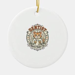 Tandarts Tand Fee Kat Tandarts Tand Fee Kat Vi Keramisch Ornament