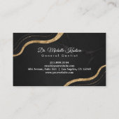 Tandarts Tand Professionele Tandheelkundige Zorg Z Visitekaartje (Achterkant)