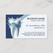 Tandarts Tand & Water Marine Tandheelkundige zorg  Afsprakenkaartje (Voorkant)