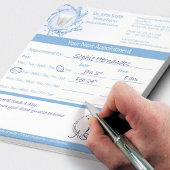 Tandarts Tand Water Medische Afspraak Notitieblok
