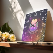 Tandarts Tandartspraktijk Rose Gouden Tand Vierkante Klok