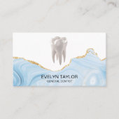 Tandarts Tanden bleken Glitter Visitekaartje (Voorkant)