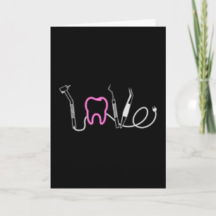 Tandarts Tanden Tand Liefde Tand Grappig Gift Idee Kaart