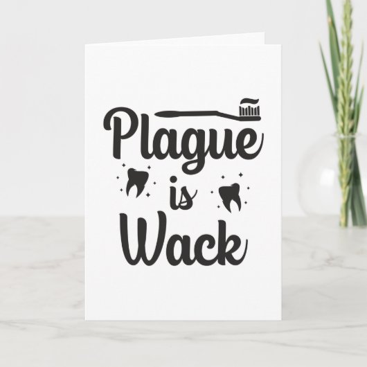 Tandarts Tanden Tanden Tand Grappig geschenk Kaart (Voorkant)