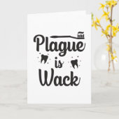 Tandarts Tanden Tanden Tand Grappig geschenk Kaart (Gele Bloem)