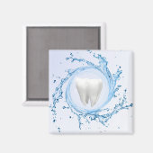 Tandarts Tandheelkunde Tand Water Professioneel Magneet (Voorkant / Achterkant)