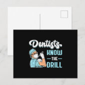 Tandarts Tandheelkunde Tanden Gift Idee Briefkaart (Voorkant / Achterkant)