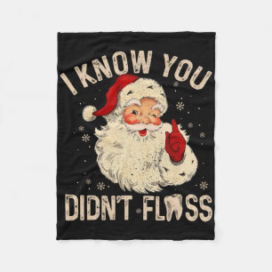 Tandarts Tandheelkundig Kerst Pret Sinterklaas Ik Fleece Deken