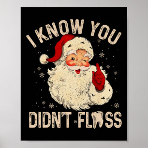 Tandarts Tandheelkundig Kerst Pret Sinterklaas Ik  Poster