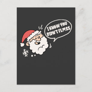 Tandarts Tandheelkundig Kerstman Santa Feestdagenkaart