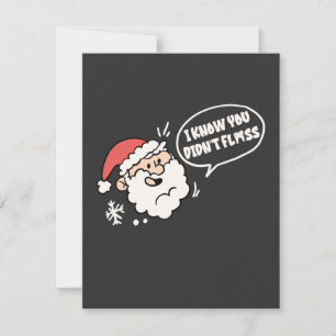 Tandarts Tandheelkundig Kerstman Santa Notitiekaartje