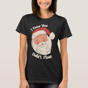 Tandarts Tandheelkundig Kerstman Santa T-shirt