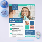 Tandarts, Tandheelkundige Kliniek, Tandheelkundige Flyer (Enkel)