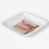 Tandarts Tandheelkundige School Afstudeerfeest Papieren Bordje (Gebogen)