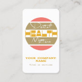 Tandarts, tandheelkundige zorgverleners Visitekaar Visitekaartje (Voorkant)