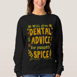 Tandarts Tandhygiëniste Assistent Pompoen Spice F Trui