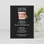 Tandarts Tandschool Afstudeerfeest Uitnodiging (Staand voorkant)