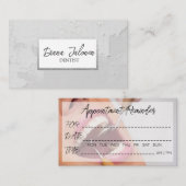 Tandarts Therapeut Afspraak Herinnering Visitekaartje (Voorkant / Achterkant)