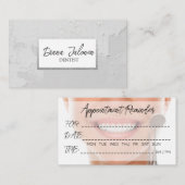 Tandarts Therapeut Afspraak Herinnering Visitekaartje (Voorkant / Achterkant)