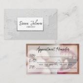 Tandarts Therapeut Afspraak Herinnering Visitekaartje (Voorkant / Achterkant)