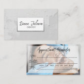 Tandarts Therapeut Afspraak Herinnering Visitekaartje (Voorkant / Achterkant)