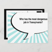 tandarts transsylvania grap briefkaart (Voorkant / Achterkant)