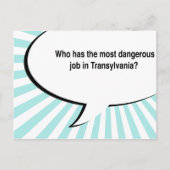 tandarts transsylvania grap briefkaart (Voorkant)