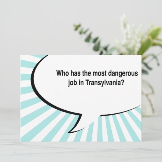 tandarts transsylvania grap kaart (Staand voorkant)