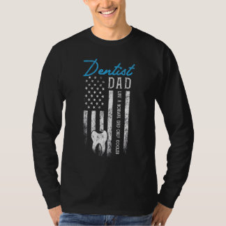 Tandarts vader als een normale vader alleen koeler t-shirt