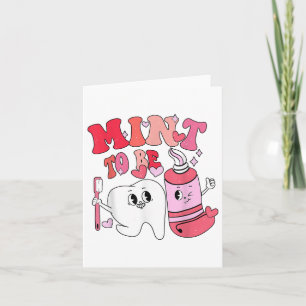 Tandarts Valentijns Mint Om Tandenborstel Tandpast Kaart