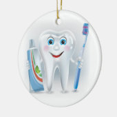 Tandarts - Van de tandarts - SRF Keramisch Ornament (Links)