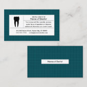 tandarts visitekaartje (Voorkant / Achterkant)