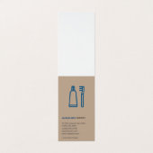 Tandarts Visitekaartje (Buitenkant ongevouwen)