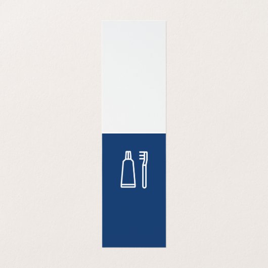 Tandarts Visitekaartje (Binnenkant ongevouwen)