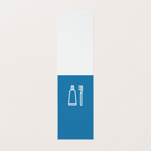 Tandarts Visitekaartje (Binnenkant ongevouwen)