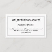  tandarts Visitekaartje (Voorkant)