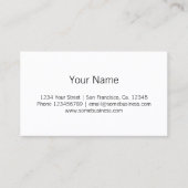 Tandarts visitekaartje sjabloon met tand logo (Voorkant)