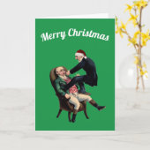 Tandarts vrolijk kerstfeest kaart (Gele Bloem)