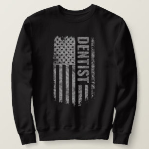 Tandarts VS-vlag gedesigneerd met distressed look Trui