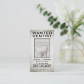 tandarts wilde poster klantenkaartje (Staand voorkant)