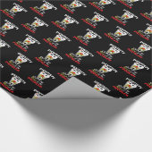 Tandarts wortelkanaal - tand holte woordspeling cadeaupapier (Hoek)