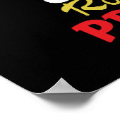 Tandarts wortelkanaal - tand holte woordspeling poster (Hoek)