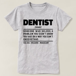 Tandarts Zelfstandig Naamwoord Dokter Cool Tandhee T-shirt