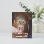 Tandartsafspraak zeg Aaah Briefkaart (Staand voorkant)